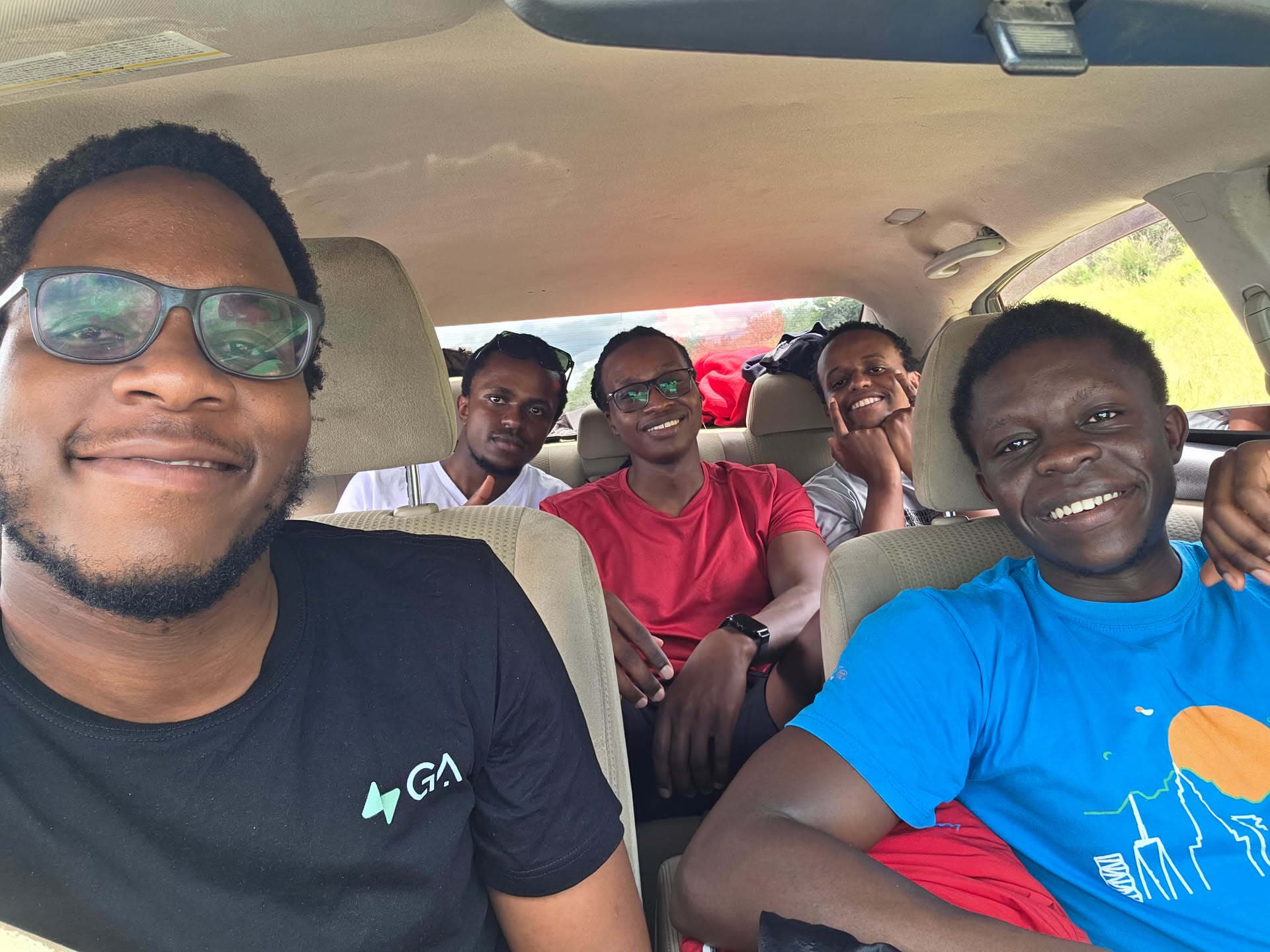 During our ride from Nairobi to Watamu