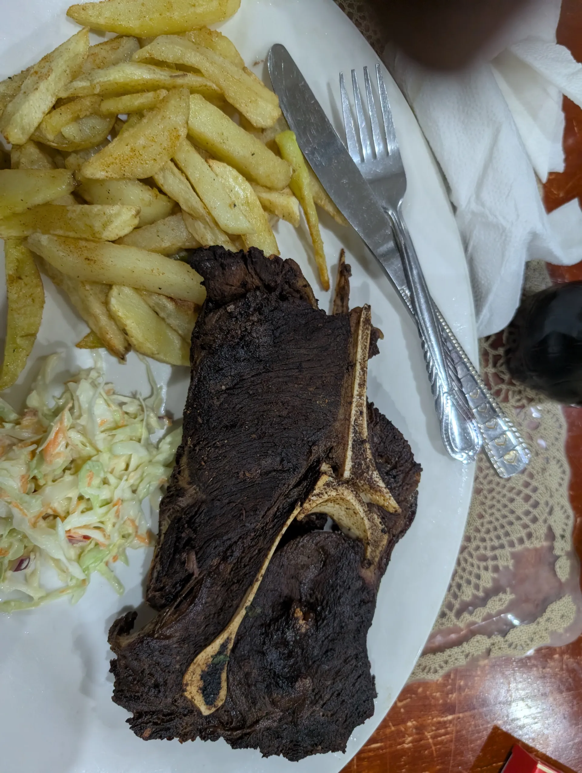 Fried T-bone