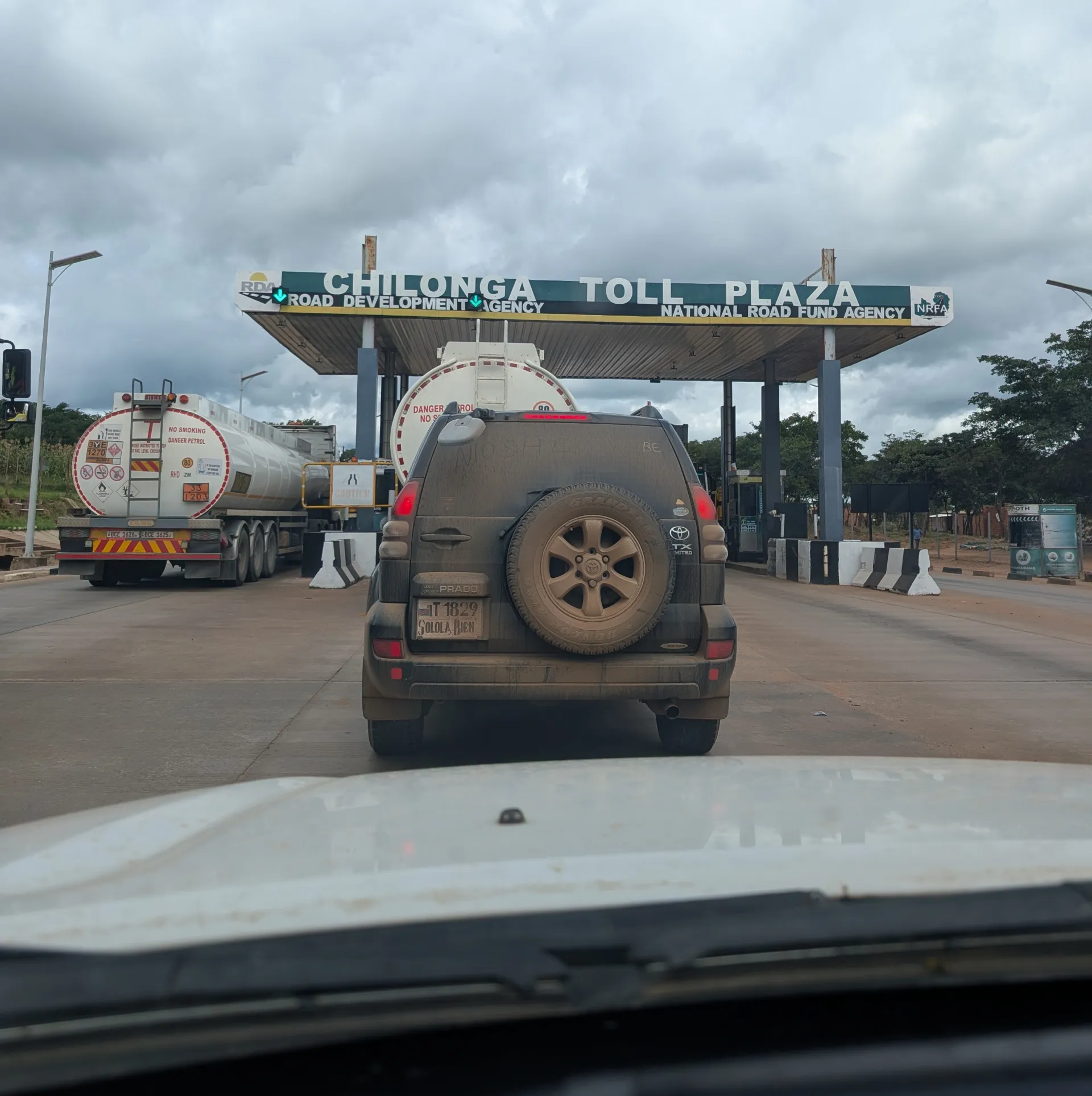 Chilonga Toll Plaza in Zambia