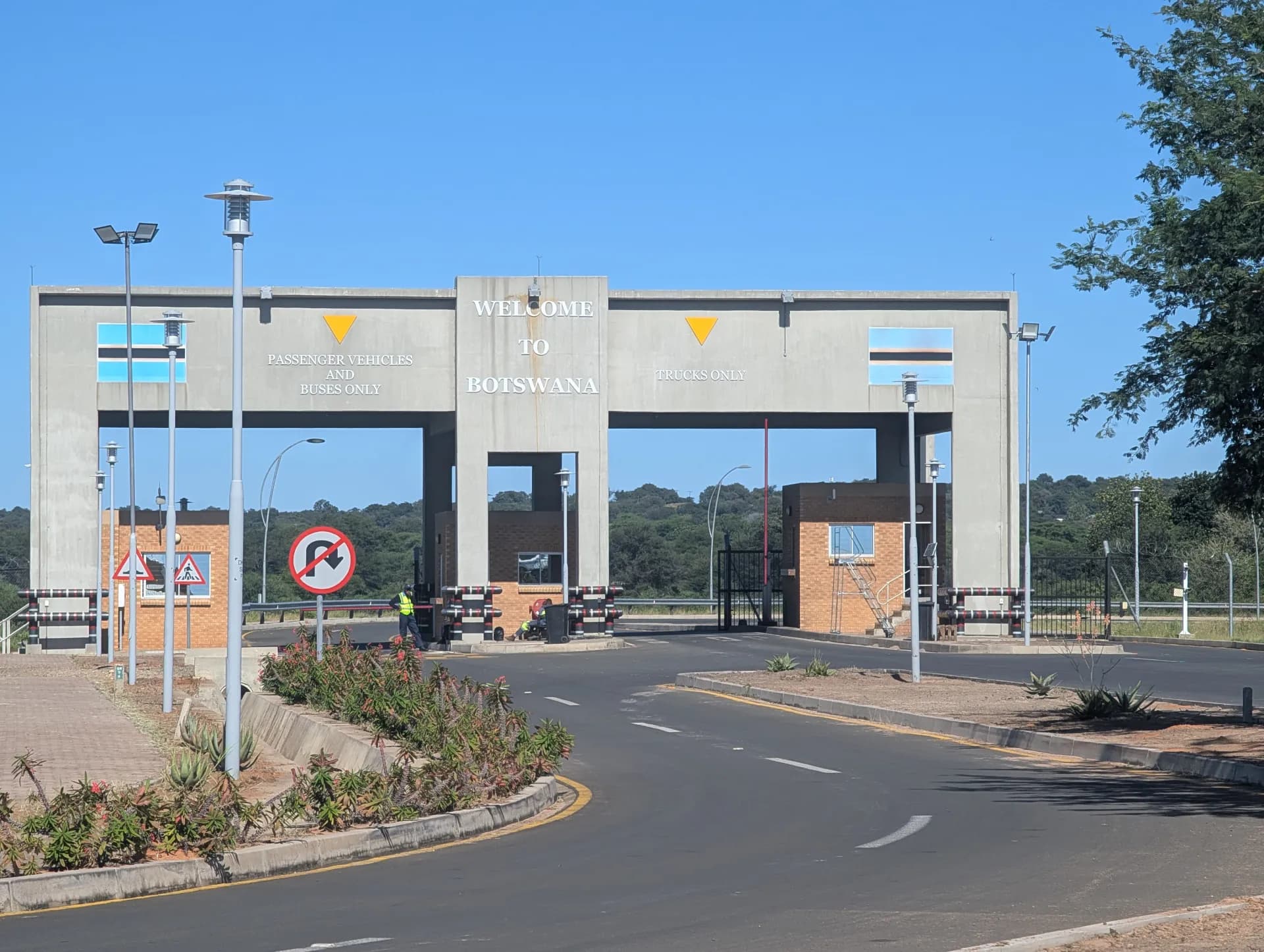 Kazungula border, entry Botswana