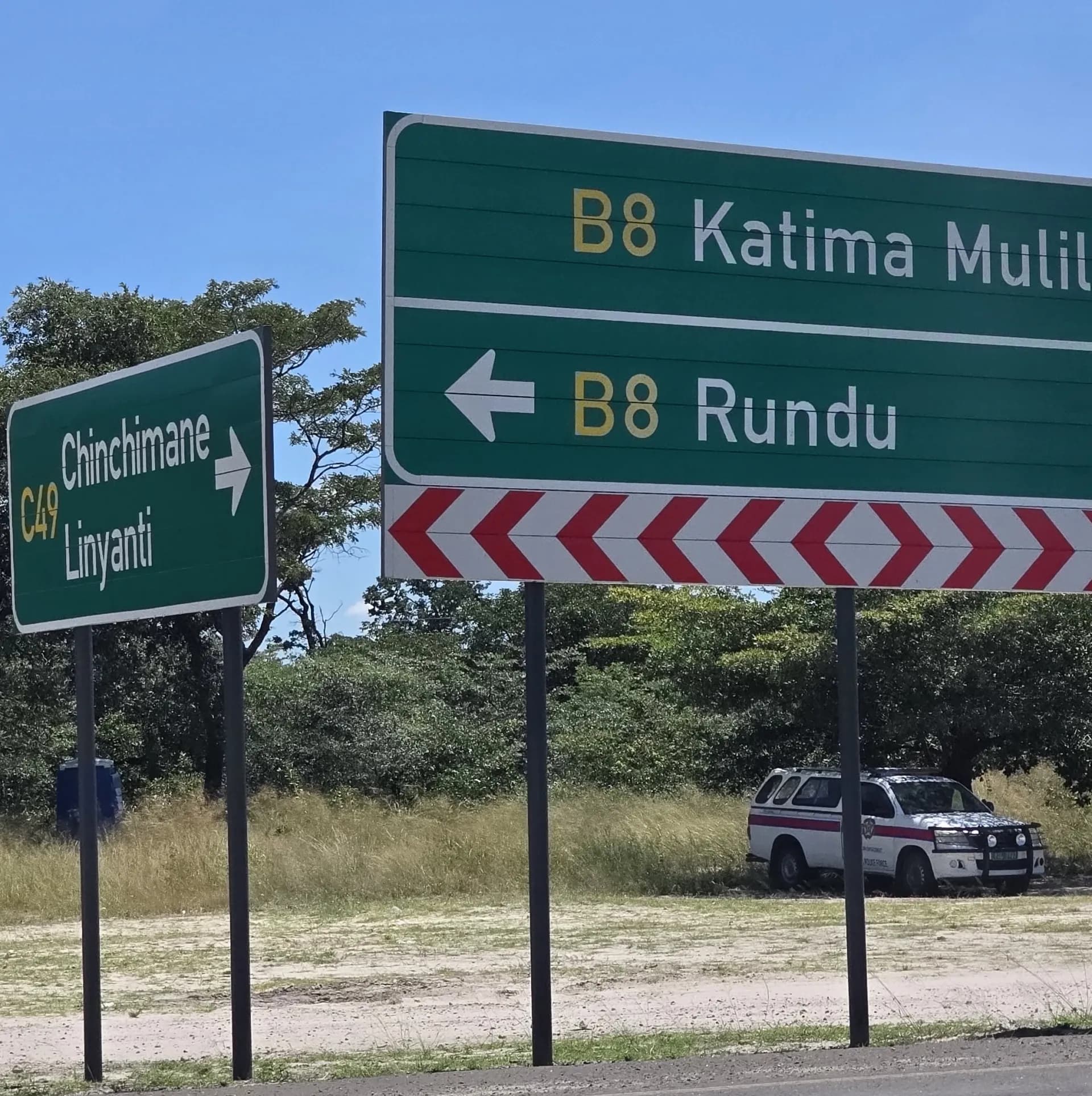 Namibia road signs