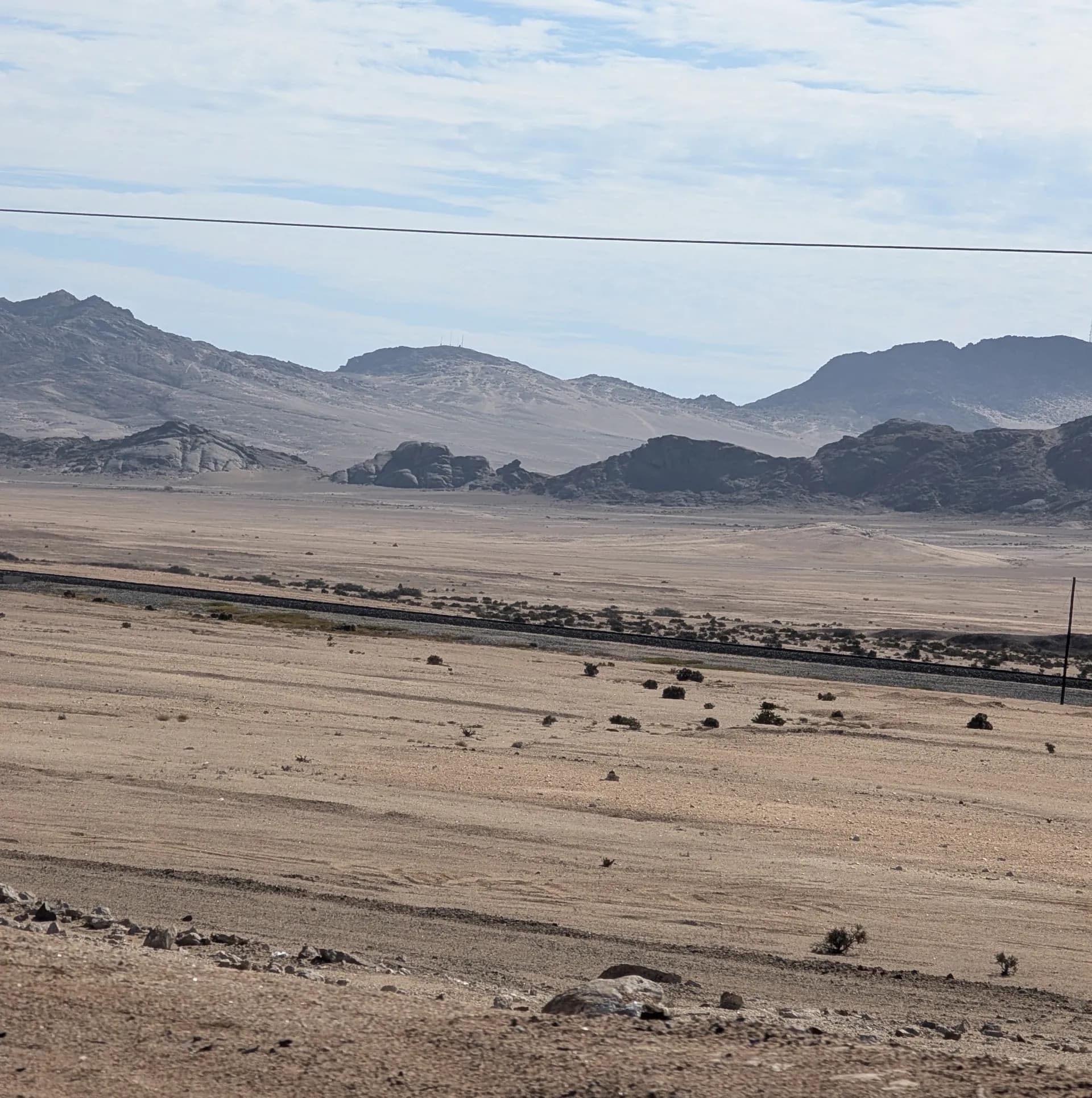 Scenic view from Windhoek to Swakopmund