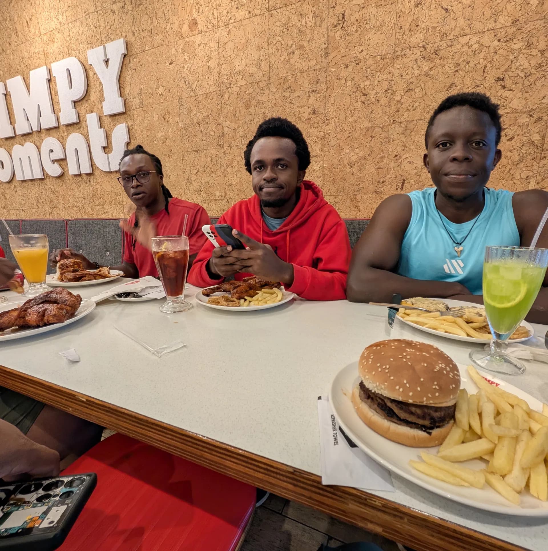 Breakfast, Lunch and Dinner at Wimpy