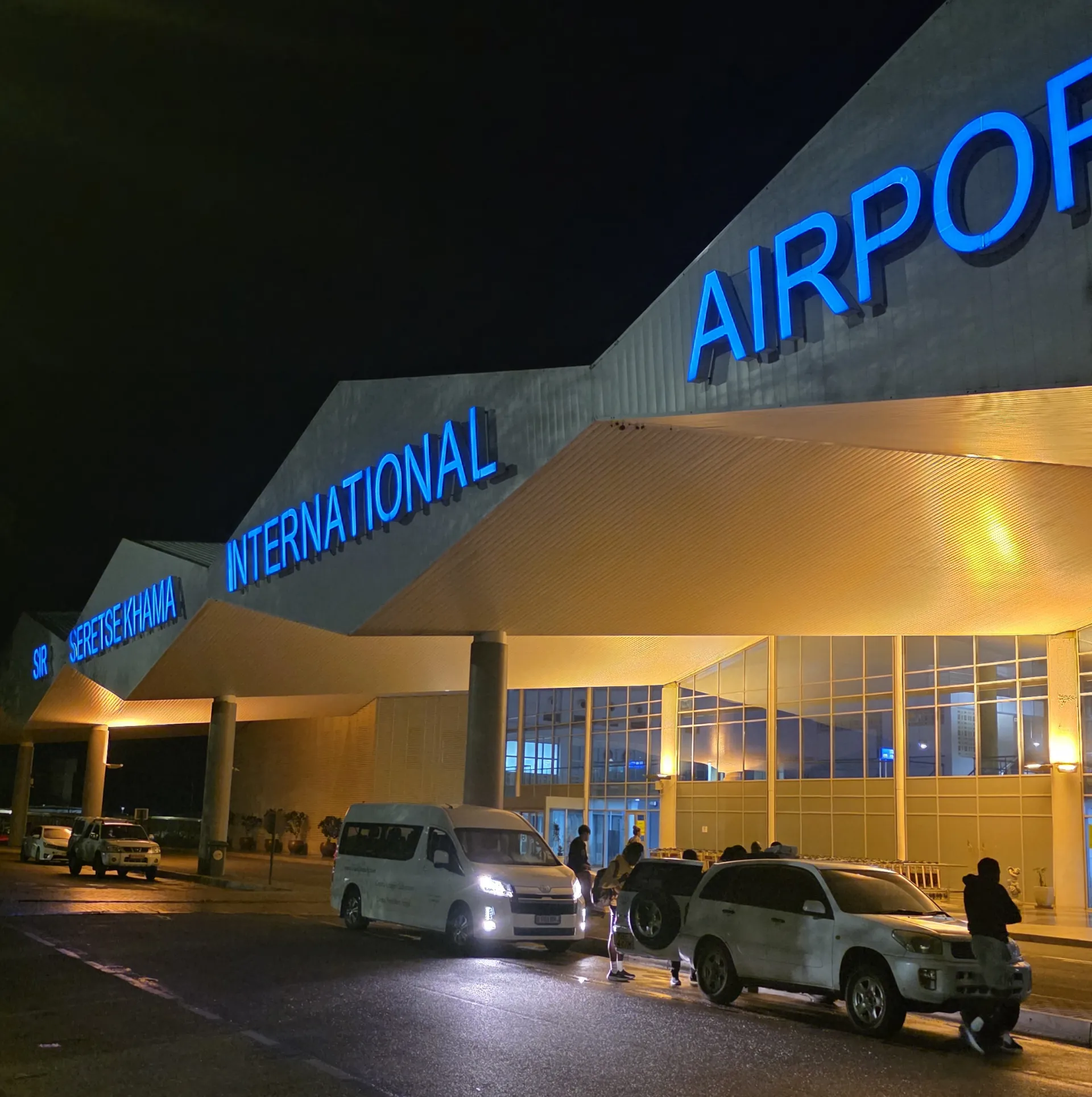 At Gaborone Airport