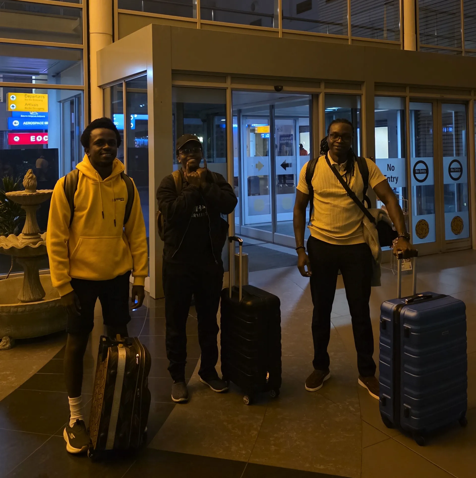 At Gaborone Airport